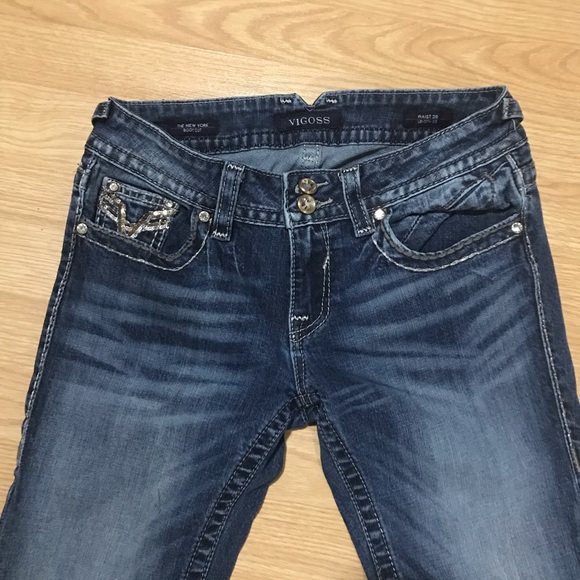 Vigoss - The New York / Boot Cut Style Size 28 Waist 33 Length - Picture 5 of 13